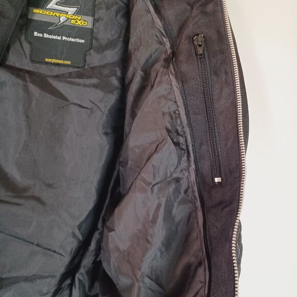 Scorpion Exo Jacket Womens XL Get Stung Water Resistant Motorcycle Armor Style - Picture 9 of 15